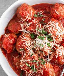 slow cooker italian meatballs